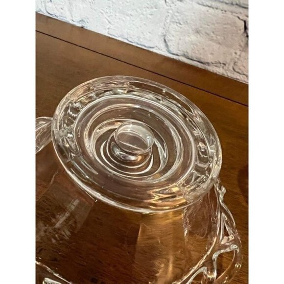 Vintage Duncan Miller Lace Edge Candle Holders Set of 2 - Picture 7 of 8